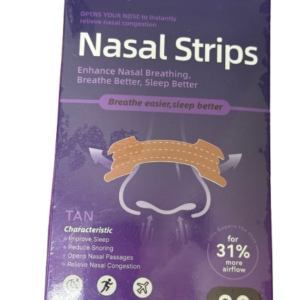 Nasal Breathing Strips 80 Count — Drug-Free Relief for Snoring, Congestion & Better Sleep | Sensitive Skin Friendly